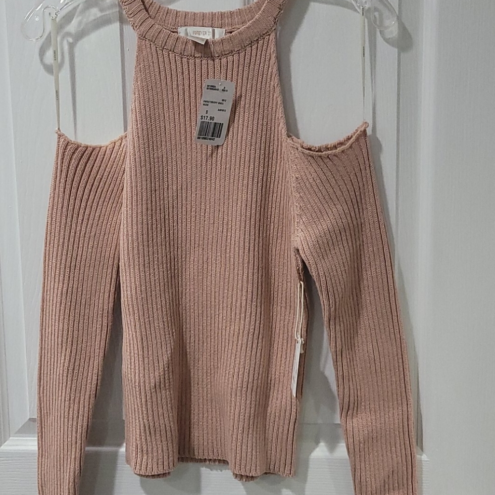 Forever 21 Cold Shoulder Sweater